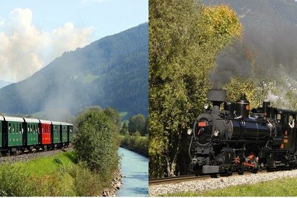 Dampfz&uuml;ge der Achenseebahn und der Zillertalbahn